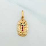 Pendant Virgin Guadalupe 1.5 g / 1 in Yellow Gold 18K