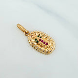 Pendant Virgin Guadalupe 1.5 g / 1 in Yellow Gold 18K