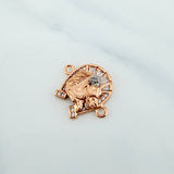 Herraje Herradura Caballo 2.2 g / 3/4 in Oro Rosa 18K
