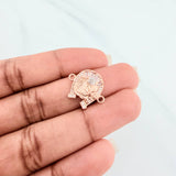 Herraje Herradura Caballo 2.2 g / 3/4 in Oro Rosa 18K