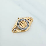 Charm Crown 3.2 g / 1 in Two Yellow White Gold 18K