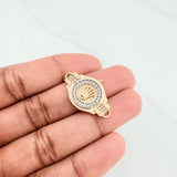 Charm Crown 3.2 g / 1 in Two Yellow White Gold 18K