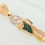 Pendant Saint Jude Thaddeus 2.85 g / 1 1/2 in Three Golds 18K