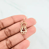 Pendant Bear Silhouette 1.3 g / 1 in 18K Yellow Gold