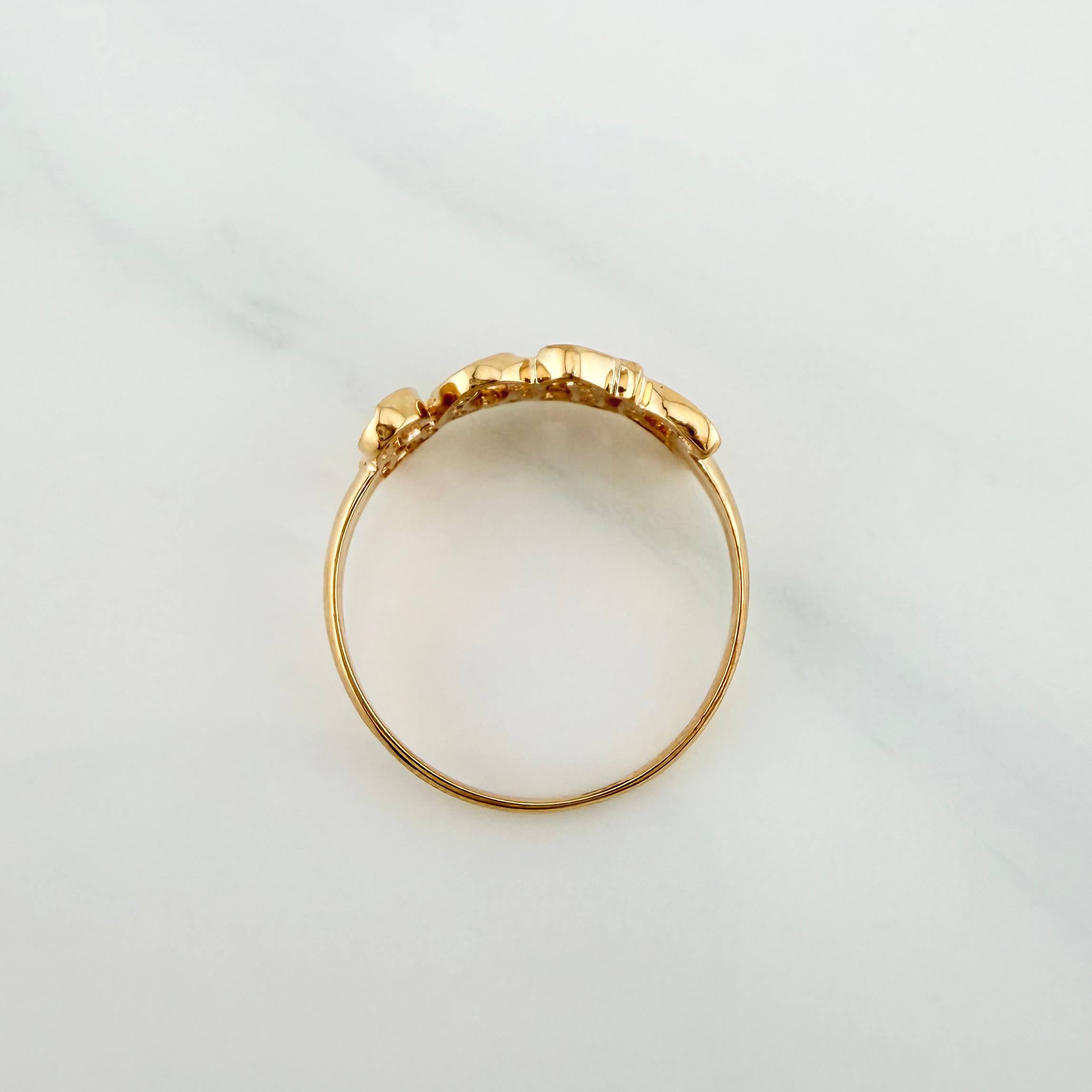 Anillo Dios 2.3 g / T8 Oro Amarillo 18K