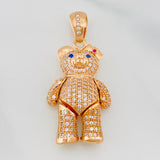 Articulated Bear Pendant 8.4 g / 1 1/2 in 18K Rose Gold