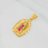 Dije Virgen Guadalupe 3 g / 1 1/4 in Oro Amarillo 18K