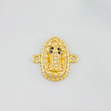 Herraje Virgen Guadalupe 1.35 g / 1/2 in Oro Amarillo 18K