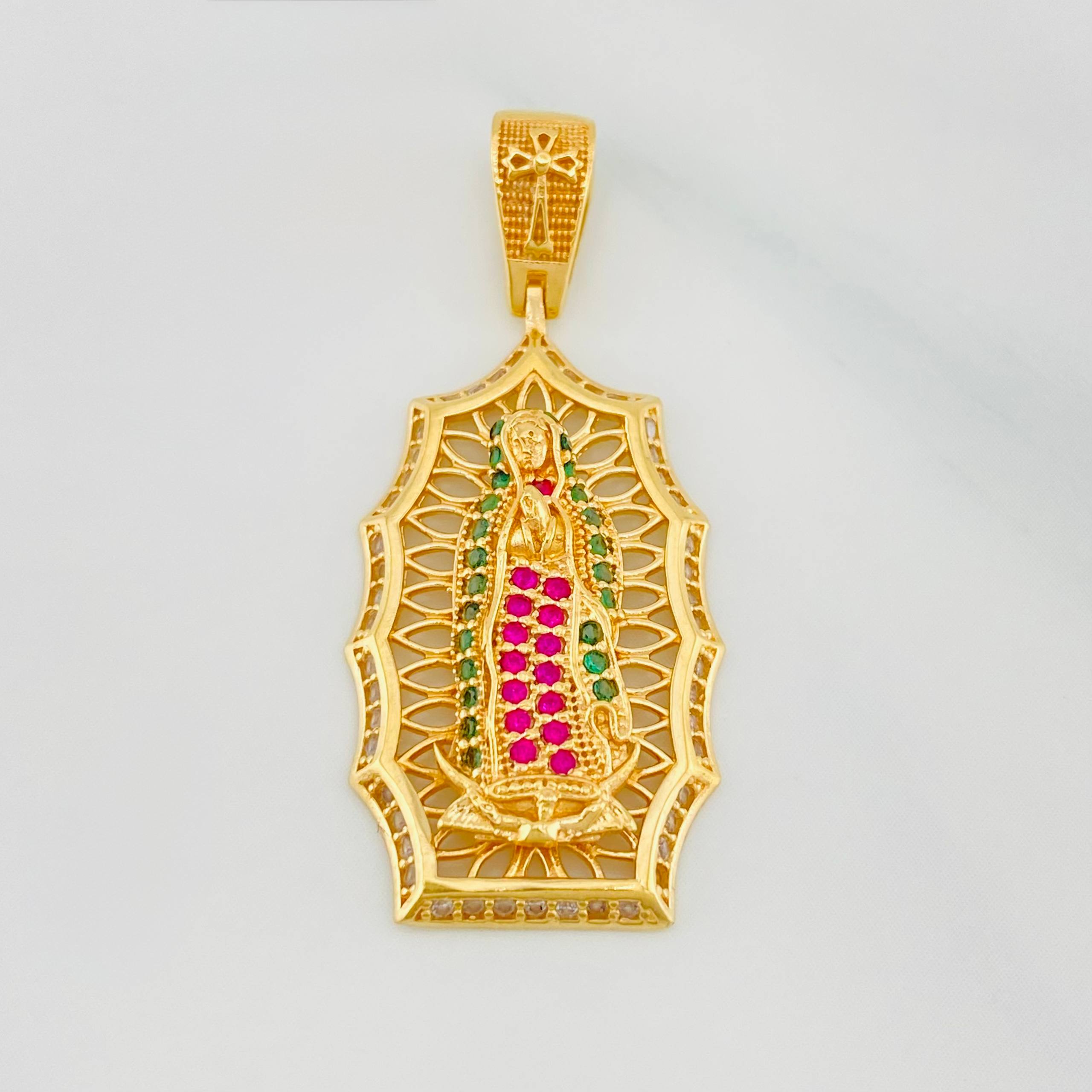 Dije Virgen Guadalupe 4.5 g / 1 1/2 in Oro Amarillo 18K