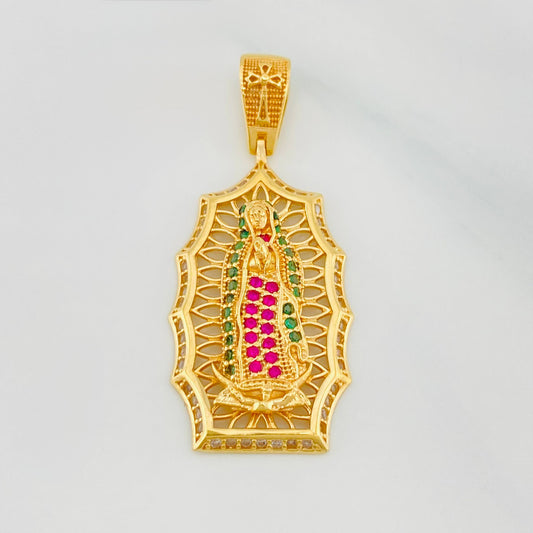 Dije Virgen Guadalupe 4.5 g / 1 1/2 in Oro Amarillo 18K