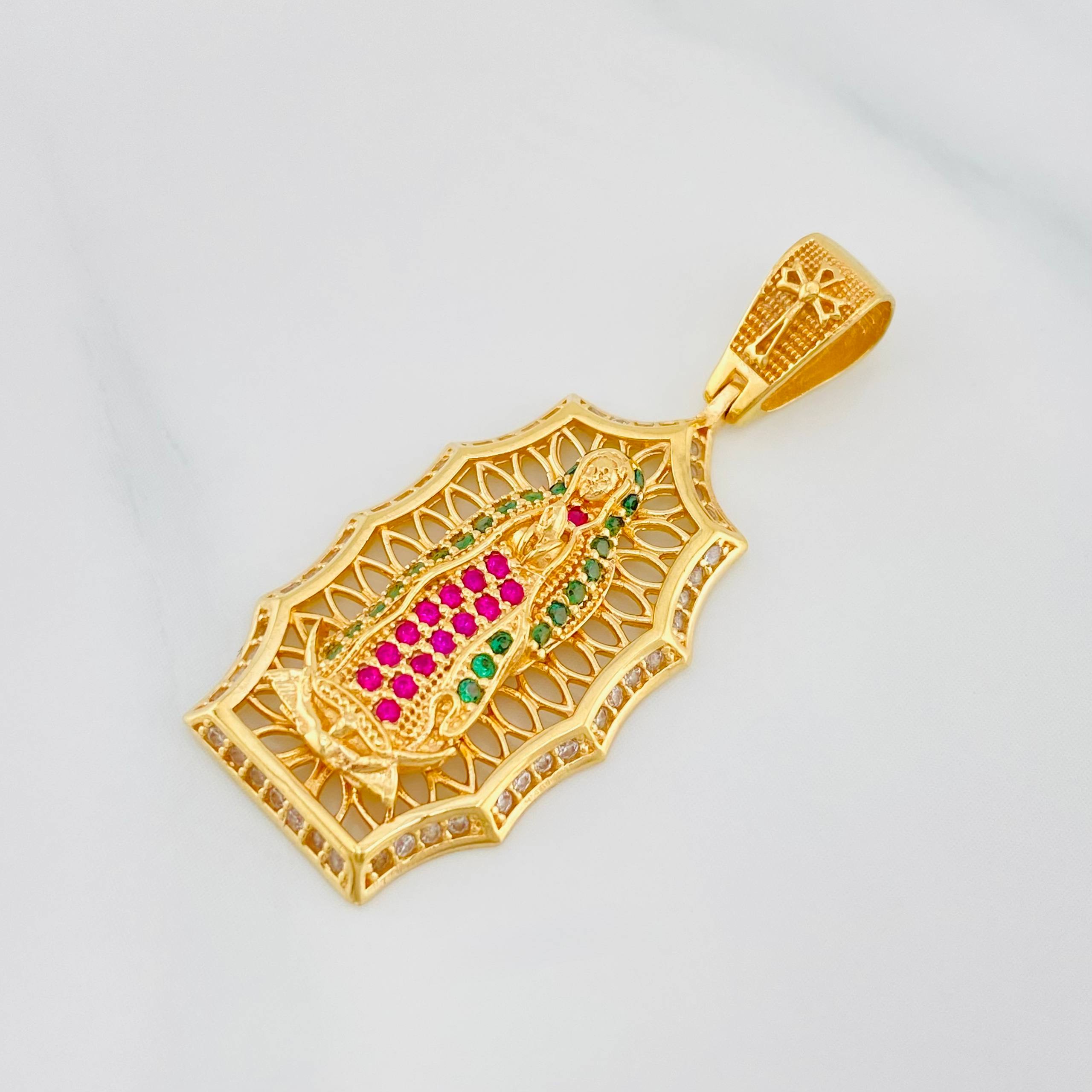 Dije Virgen Guadalupe 4.5 g / 1 1/2 in Oro Amarillo 18K