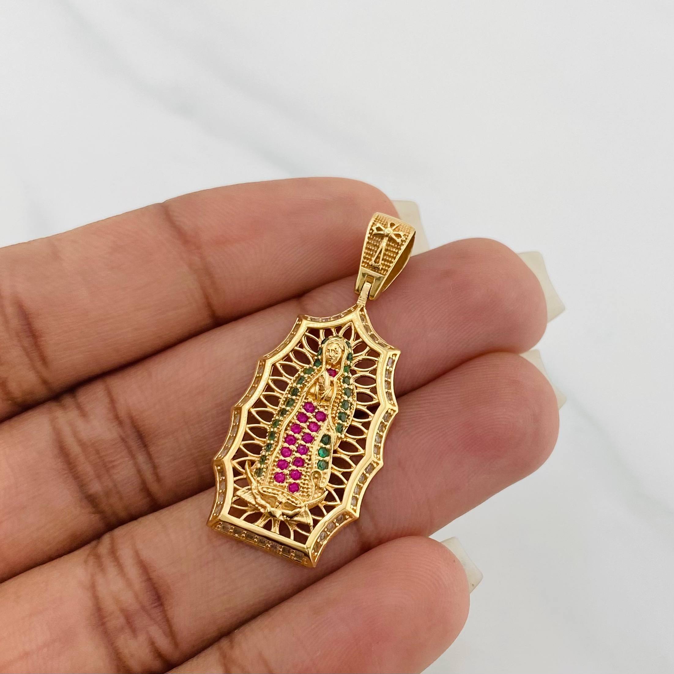 Dije Virgen Guadalupe 4.5 g / 1 1/2 in Oro Amarillo 18K