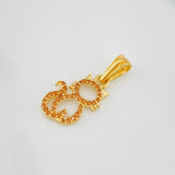 Dije Silueta Gato 0.95 g / 3/4 in Oro Amarillo 18K