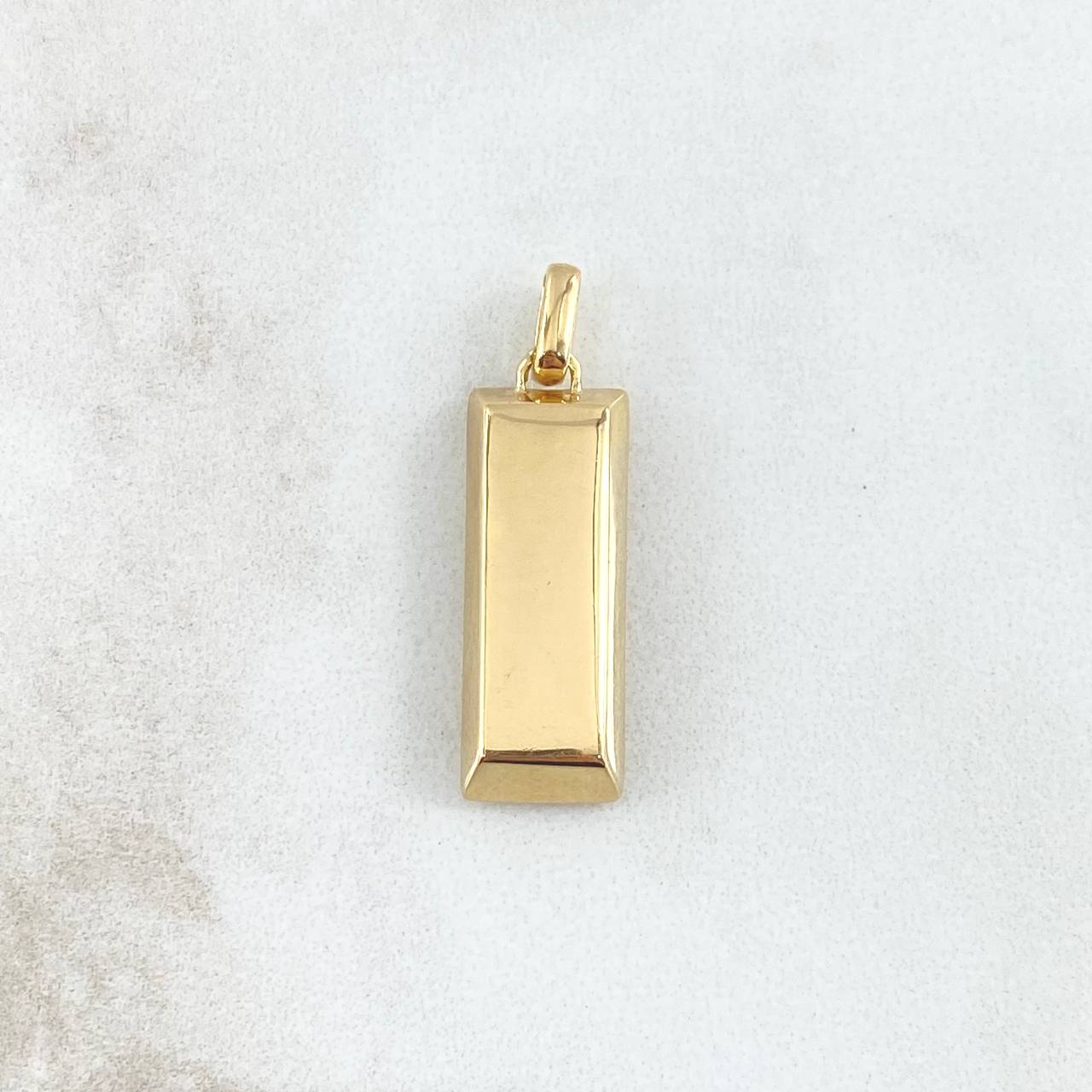 Dije Lingote 3.65gr / 2.6cm / Nac.Esp.Oro 18K *