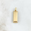 Dije Lingote 3.65gr / 2.6cm / Nac.Esp.Oro 18K *