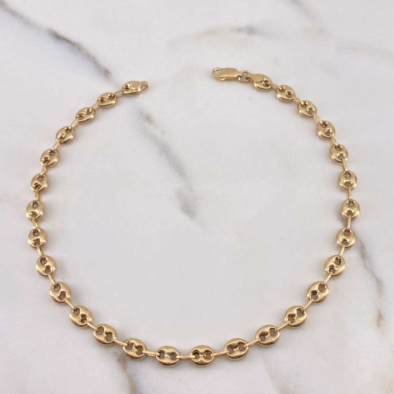 Ankle bracelet GC 5.15gr / 26cm / 2.2mm Polished 18K Yellow Gold &