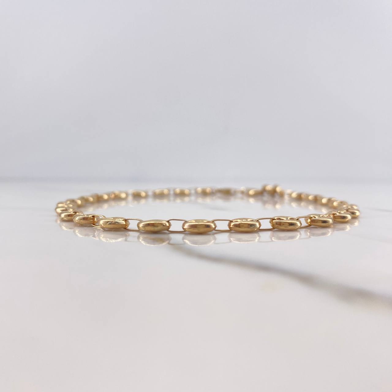 Ankle bracelet GC 5.15gr / 26cm / 2.2mm Polished 18K Yellow Gold &