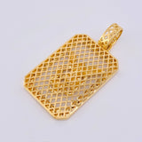 Pendant Plaque Enmayada Saint Michael 20.35 g / 2 1/4 in Yellow Gold 18K