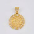 Dije Medalla San Benito 7.05 g / 1 1/2 in Oro Amarillo 18K