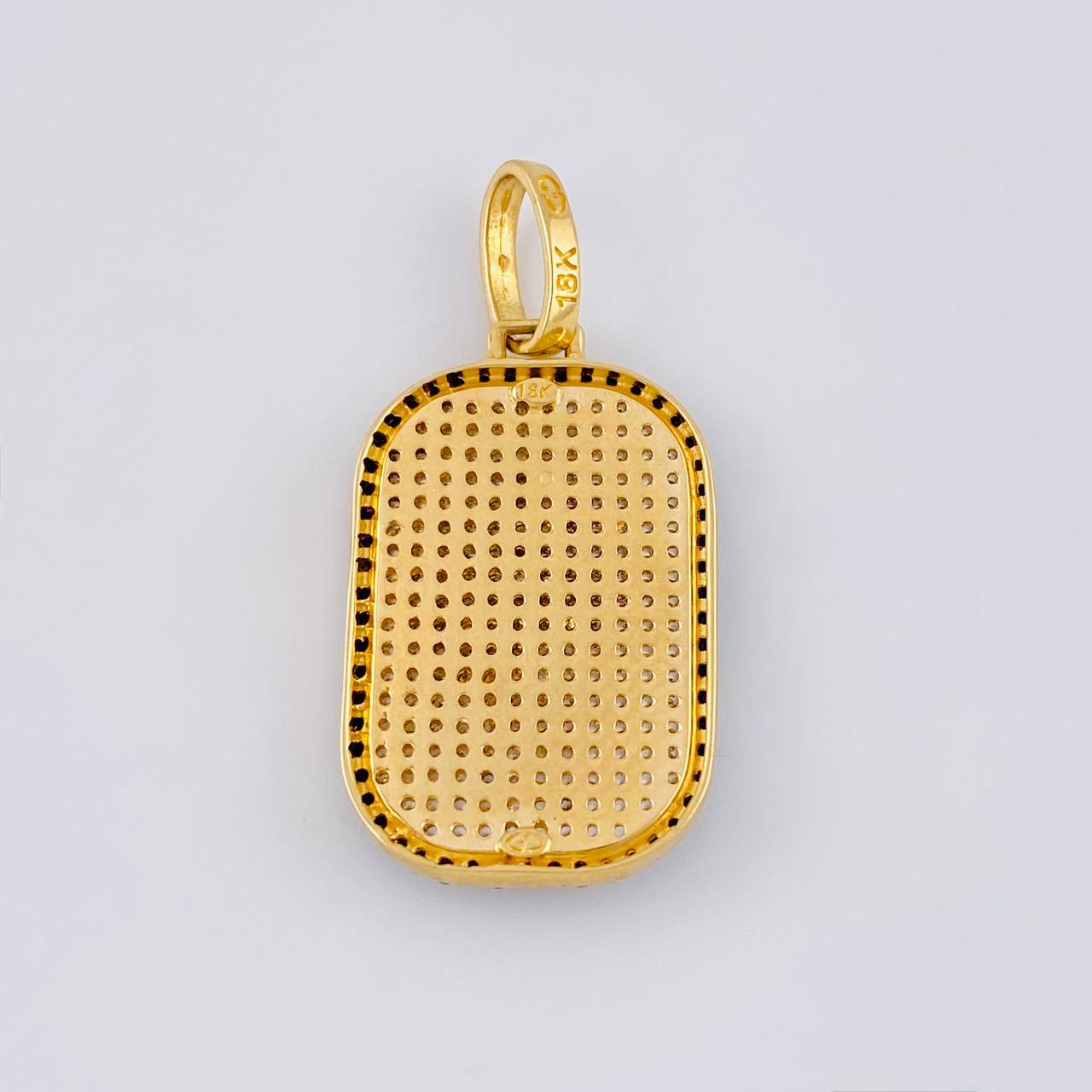 Pendant Plate Horse 5.4 g / 1 1/2 in Yellow Gold 18K