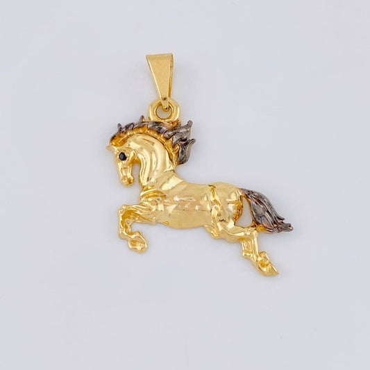 Dije Caballo 3.6 g / 1 1/4 in Oro Amarillo 18K