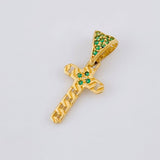 Dije Cruz 1.15 g / 3/4 in Oro Amarillo 18K