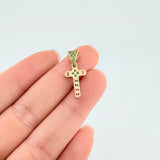 Dije Cruz 1.15 g / 3/4 in Oro Amarillo 18K