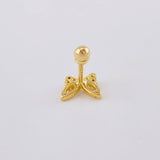 Butterfly Piercing 0.65 g / 1/2 in 18K Yellow Gold