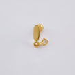 Hanging Globe Piercing 0.4 g / 1/2 in 18K Yellow Gold