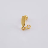 Hanging Globe Piercing 0.4 g / 1/2 in 18K Yellow Gold