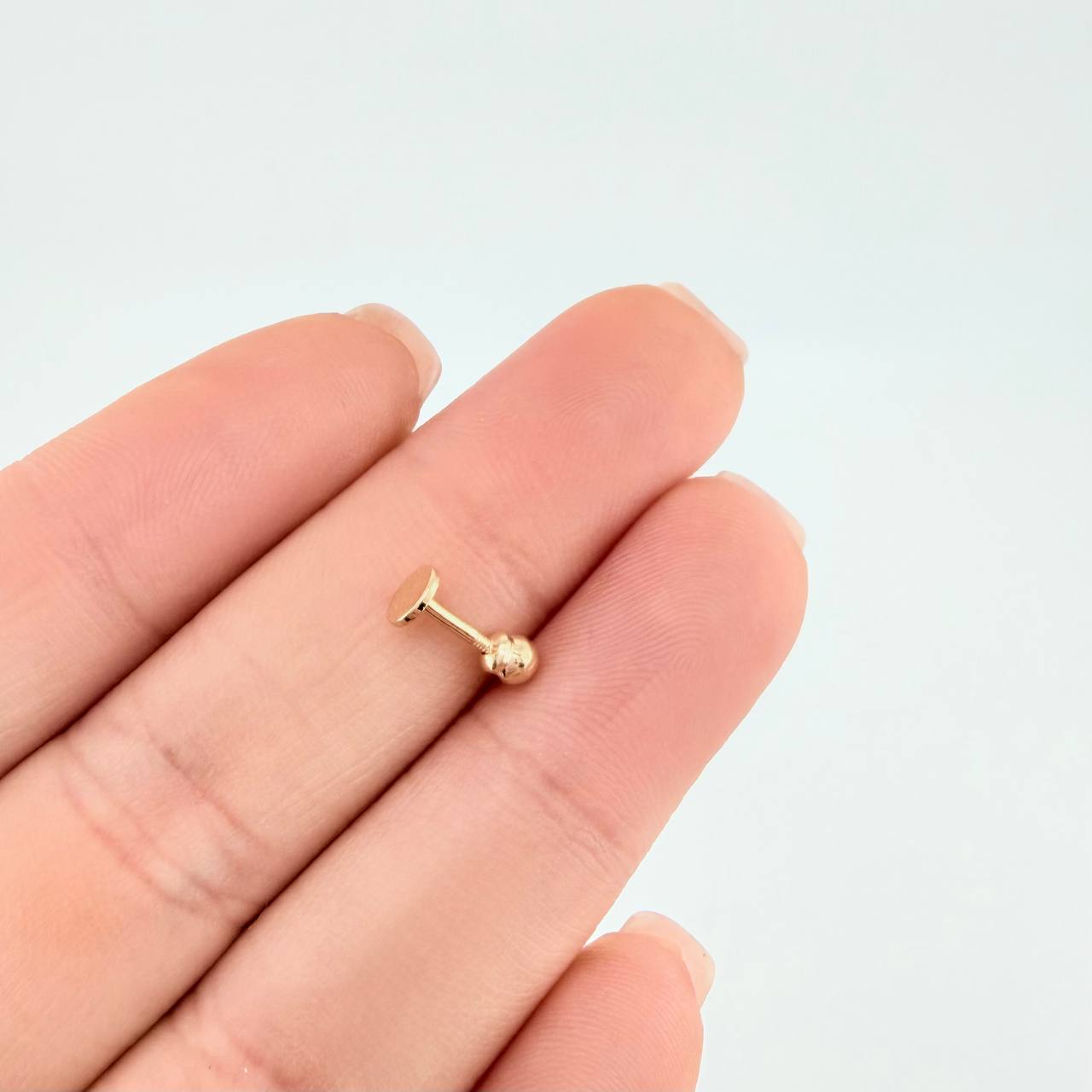 Piercing Circular 0.3 g / 1/2 in Oro Amarillo 18K