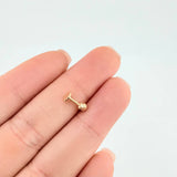 Piercing Circular 0.3 g / 1/2 in Oro Amarillo 18K