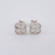 Topos Trebol Diamantado 2.95 g / in / 8.5 mm Oro Blanco 18K