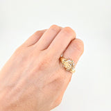 Indian Ring 4.2 g / T10 1/2 Yellow Gold 18K