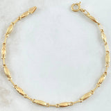 Bracelet Oval Ogive 3.4gr / 20.5cm / 18K Yellow Gold