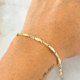 Bracelet Oval Ogive 3.4gr / 20.5cm / 18K Yellow Gold