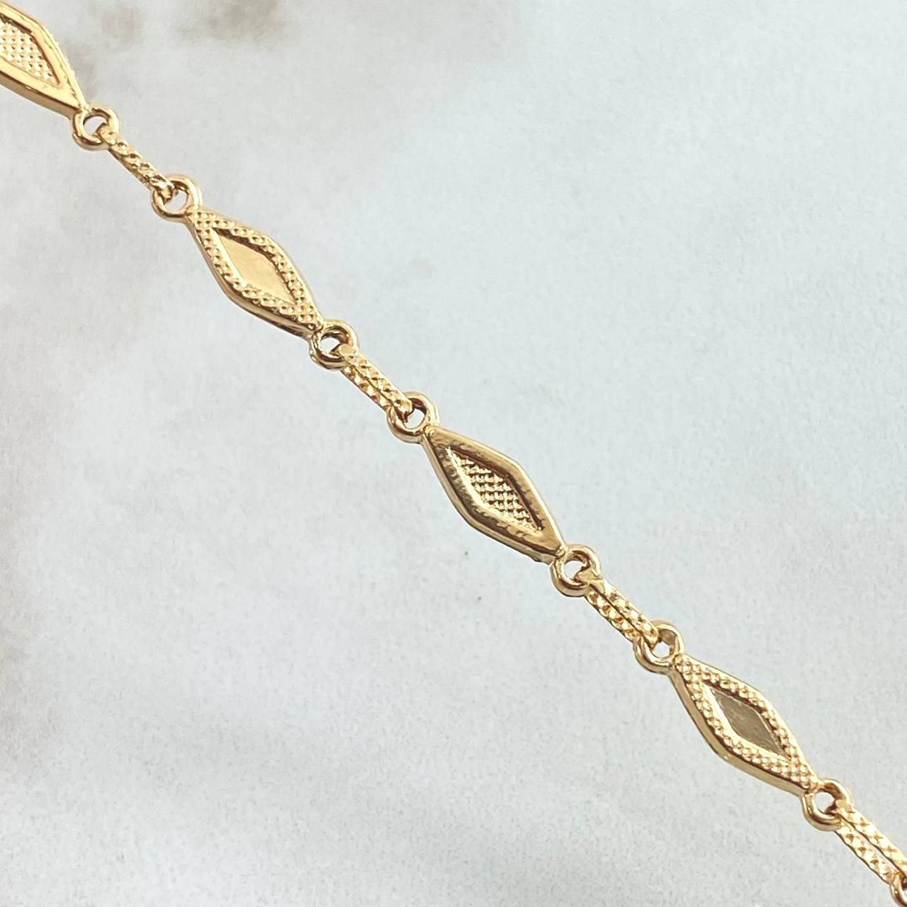 Bracelet Marco Rhombus 3.75gr / 8.3in / 18K Yellow Gold