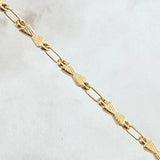 Bracelet Hourglass 3.75gr / 20.3cm / 18K Yellow Gold