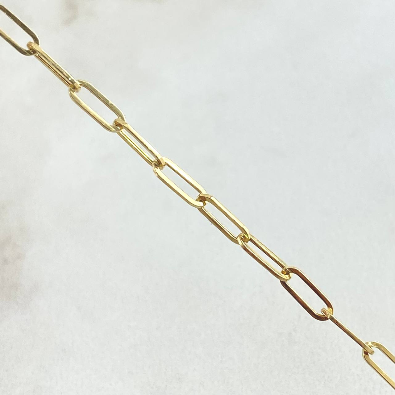 Paperclip Bracelet 1.35gr / 18.5cm / Yellow Gold +3 18K -
