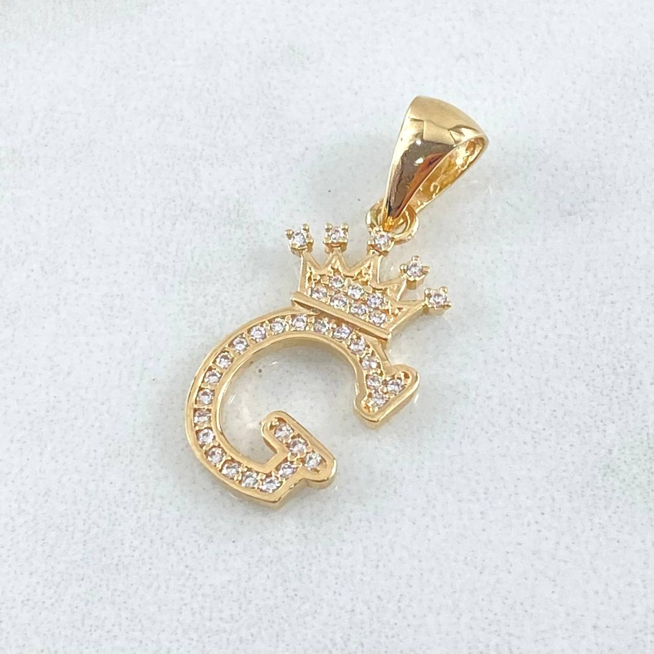 Pendant Crown Letter G 1.8gr / 2.6cm / 18K Yellow Gold *