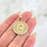 Pendant Medal Letter O 4.5gr / 1 1/4 in / 18K Gold