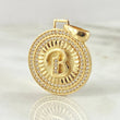 Dije Medalla Letra B 4.55g / 1 1/4 in Oro Amarillo 18K