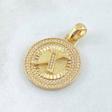 Dije Medalla Letra X 4.65g / 1 1/4 in Oro Amarillo 18K
