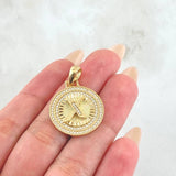 Dije Medalla Letra X 4.65g / 1 1/4 in Oro Amarillo 18K
