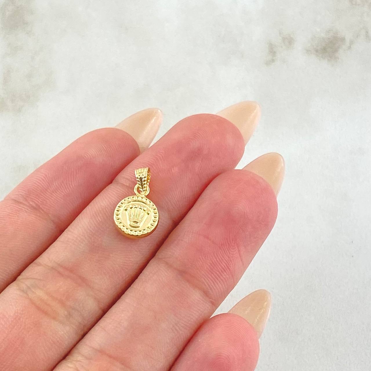Pendant Crown Rx 0.4gr / 1.5cm / 18K Yellow Gold