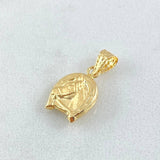 Horse Horseshoe Pendant 0.55gr / 1.8cm / 18K Yellow Gold *