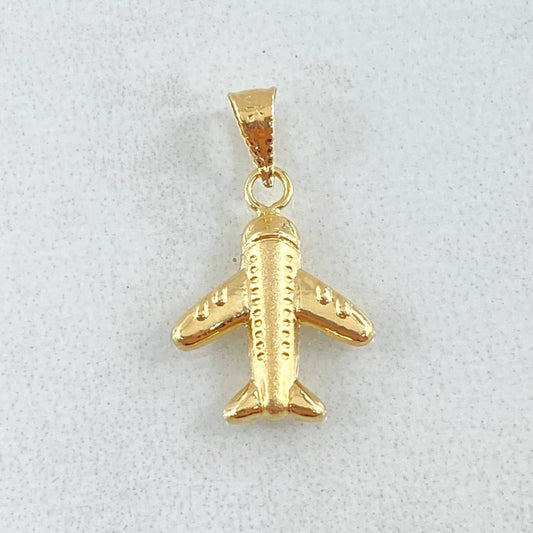 Pendant Airplane 0.4gr / 3/4 in / 18K Gold