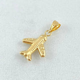 Dije Avion 0.45gr / 1.9cm / Oro Amarillo 18K