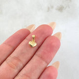 Pendant Heart 0.25gr / 1.3cm / 18K Yellow Gold *
