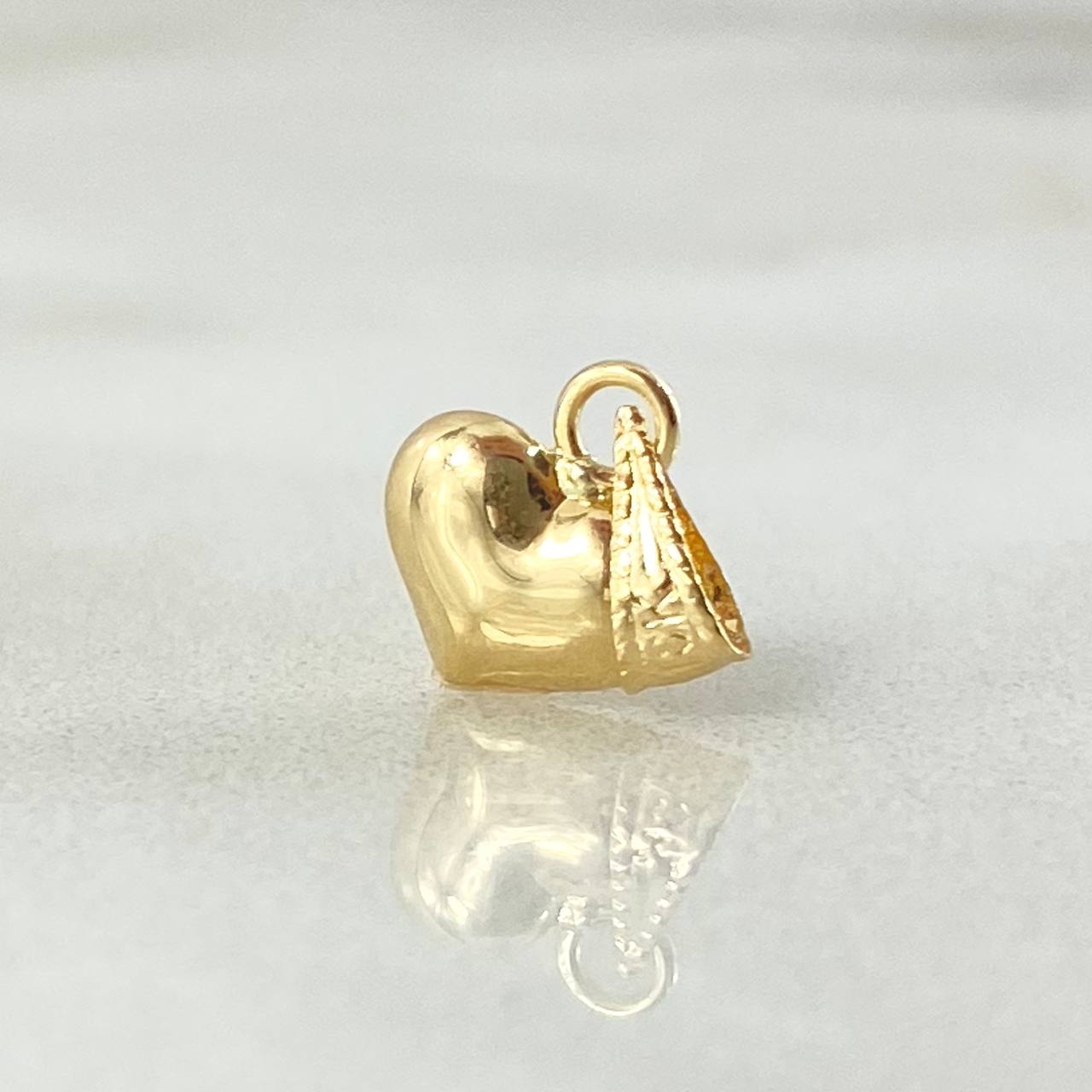 Pendant Heart 0.25gr / 1.3cm / 18K Yellow Gold *